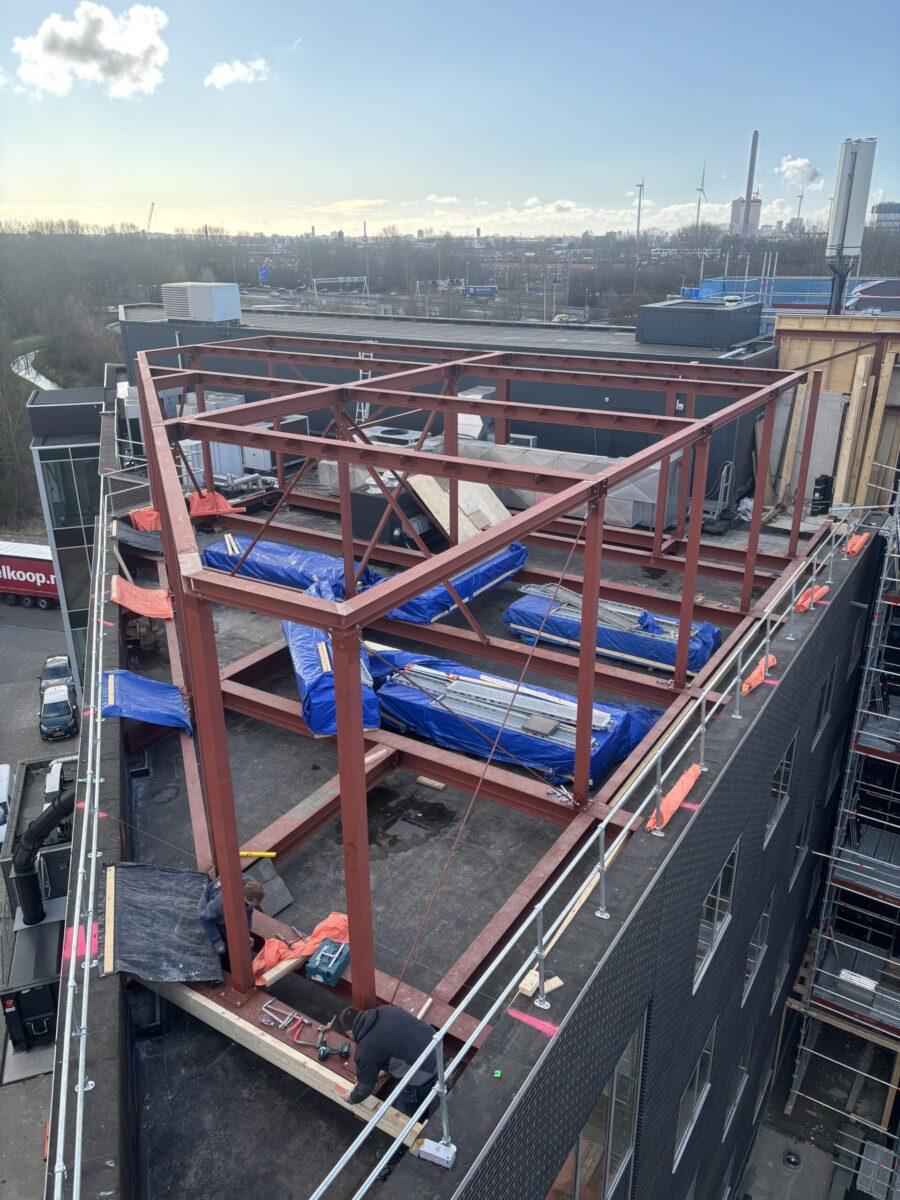 Staalbouw Uitbreiding Medische Kliniek Velsen