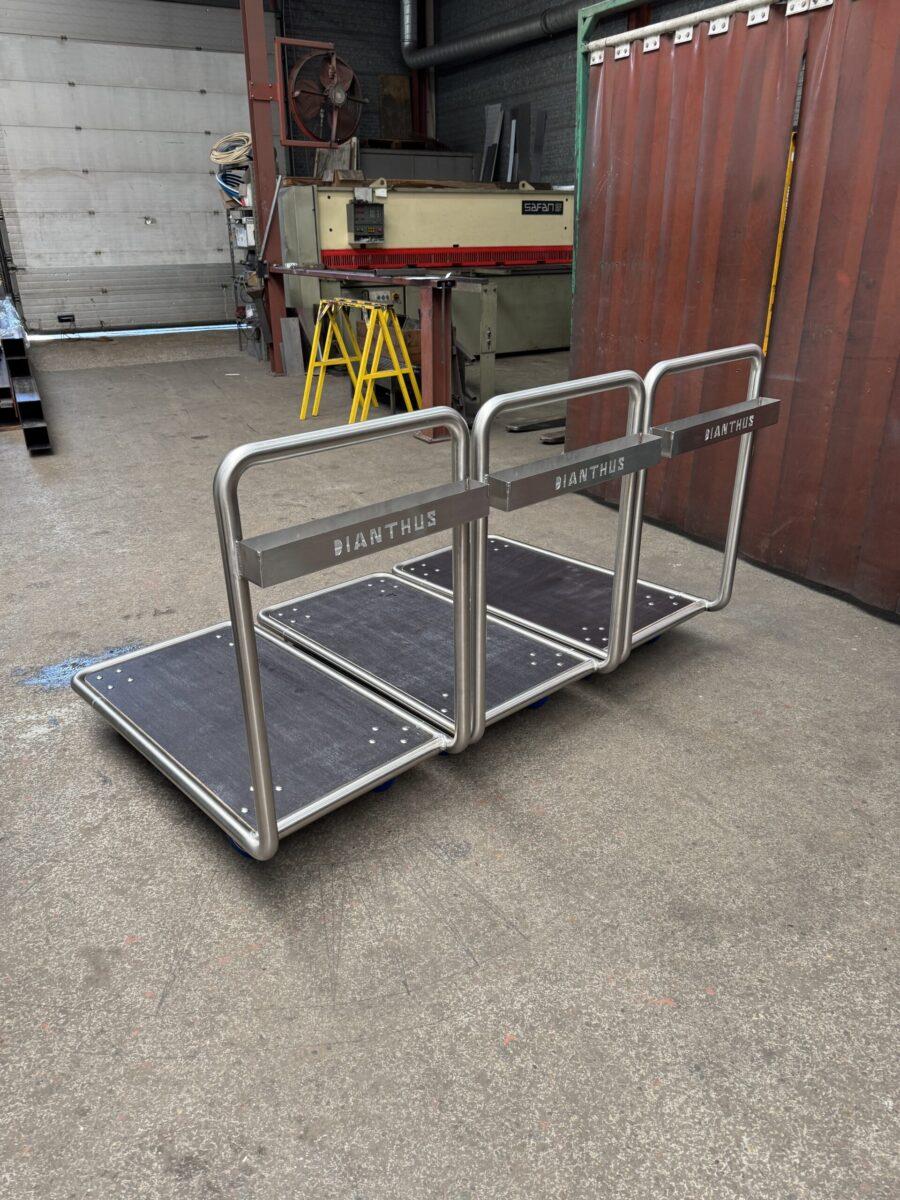 RVS trolley’s voor op Cruise boten