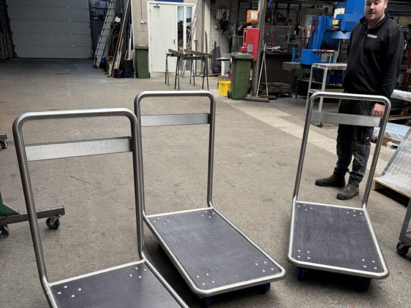 RVS trolley’s voor op Cruise boten