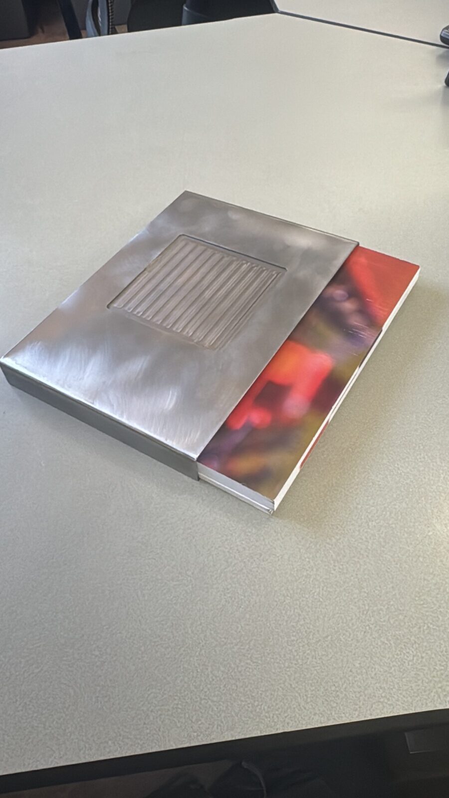 Metal slipcase for Norio Takasugi’s first artist book.