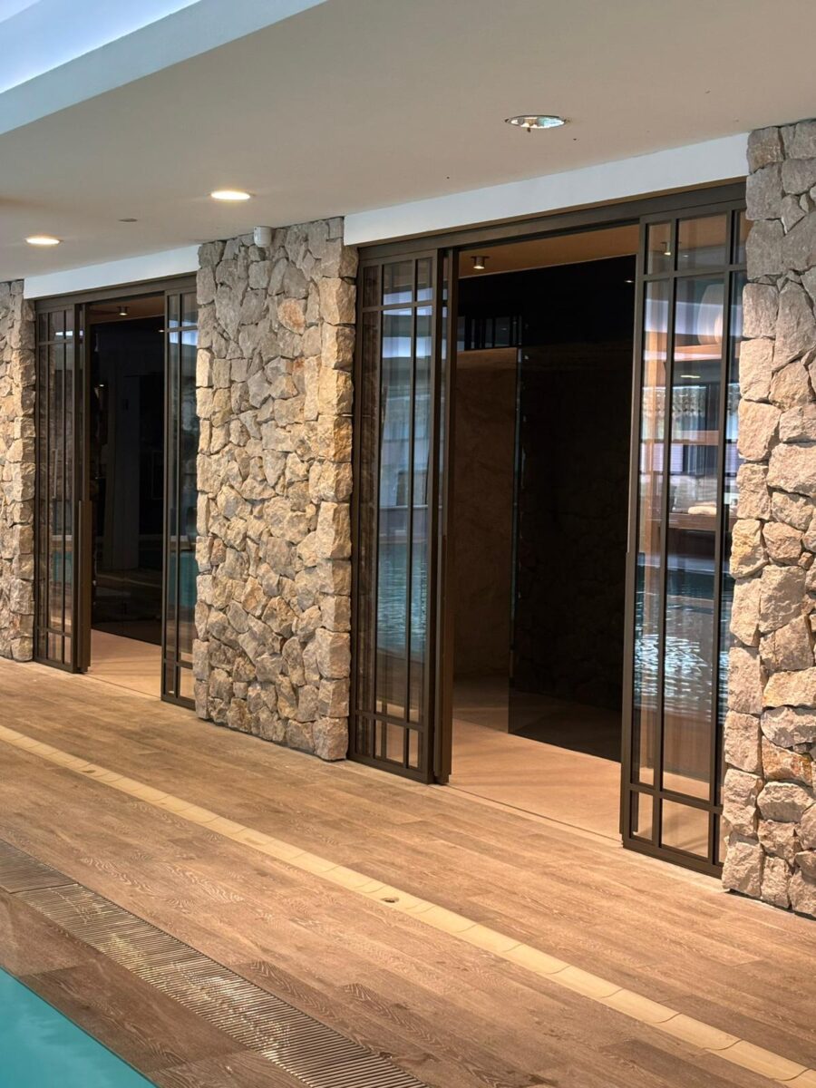 stalen deuren wellness